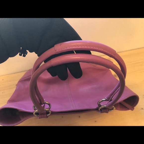 Coach XL SoHo PinkLeather Bleecker Tote Bag Carryall - Picture 10 of 16